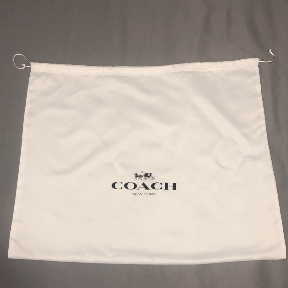 Large COACH 19 x 23 Satin Drawstring Dust Bag